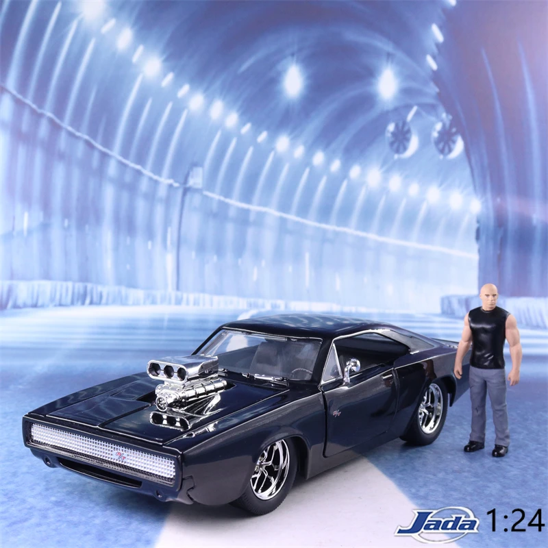 1:24 Dom & 1970 Dodge Charger R/T Высокая Имитация Литья под давлением Автомобиля Из Металлического Сплава Модель Автомобиля Игрушка для Детской Подарочной Коллекции J3