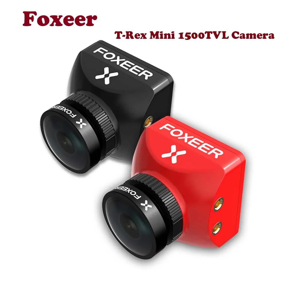 1 шт. WDR FPV Камера Foxeer T-Rex Mini Micro 1500TVL 6 мс с низкой задержкой CMOS 2MP 4: 3/16: 9 PAL/NTSC для FPV гоночных дронов