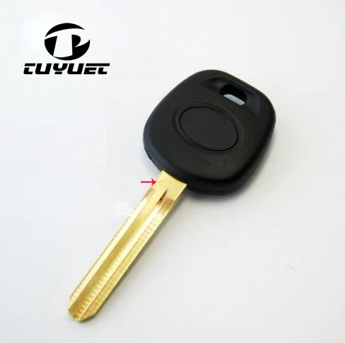 10 шт./лот для Toyota ключ-транспондер с чипом ID4D67 с логотипом из мягкого пластика