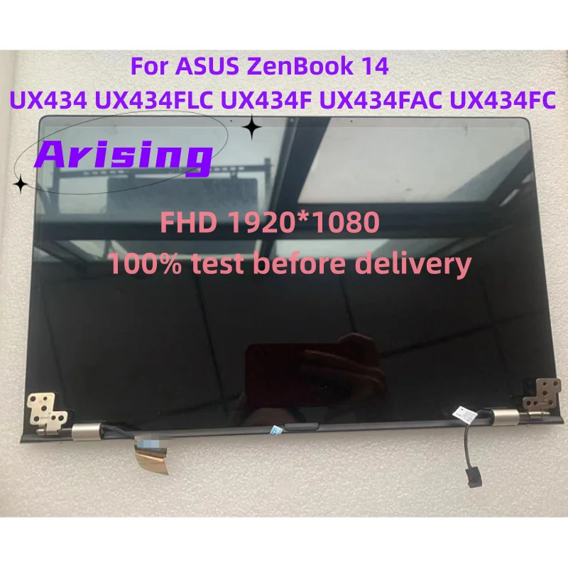 14-Дюймовый ЖК-дисплей Для ноутбука с сенсорным экраном ASUS ZenBook 14 UX434 UX434FLC UX434F UX434FAC UX434FC FHD 1920X1080 ЖК-дисплей в сборе