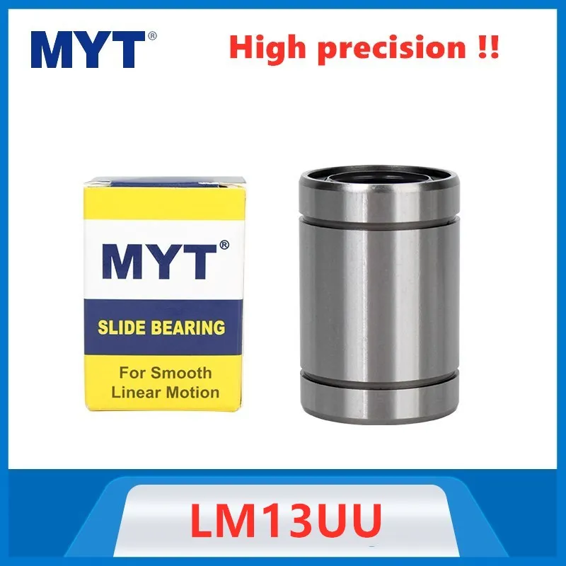 20шт MYT прецизионный LM13UU 13x23x32 мм линейный подшипник шариковая втулка 13 мм для линейного рельсового стержня вала с ЧПУ детали 3D принтера LM13 UU