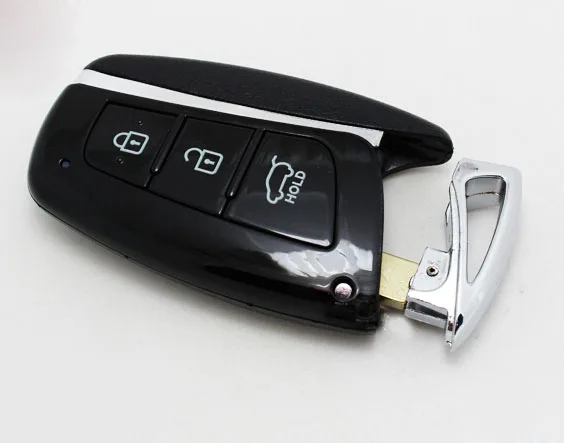 3 Кнопки Брелок чехол Smart Remote Key Shell для Hyundai Santa Fe, IX45, Gerui Equus Key Blank FOB