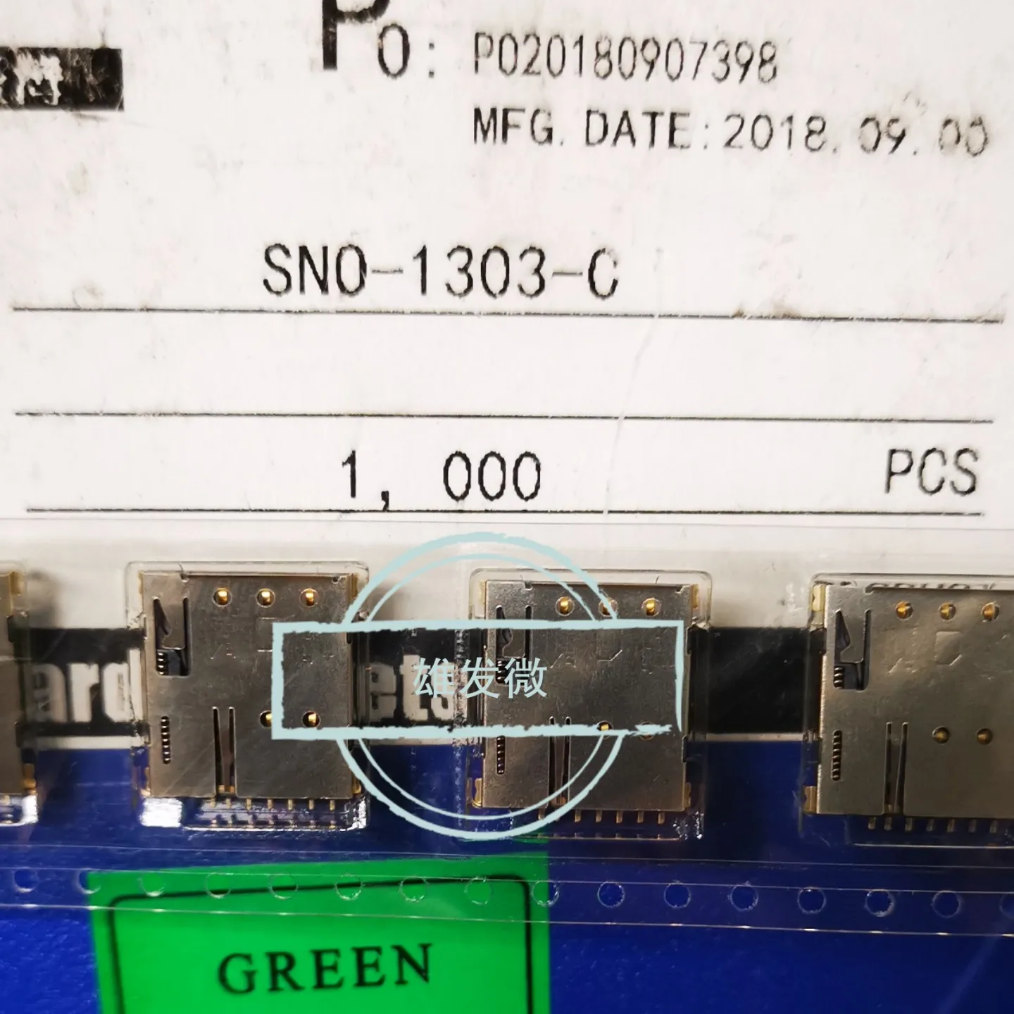 30шт оригинальный новый SNO-1303 самоэластичный держатель SIM-карты SNO-1303-C