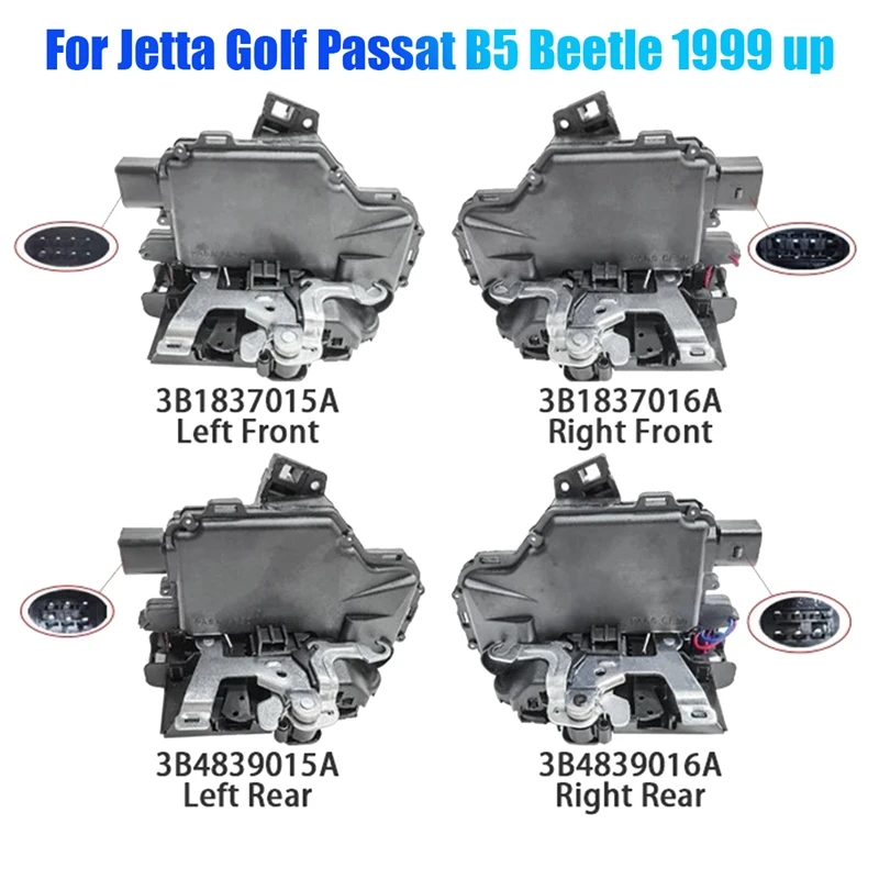 4 шт./лот, Новая Защелка Привода Дверного Замка, Передняя Задняя Левая Правая Для VW Jetta Golf Passat B5 Beetle 3B1839015A 3B1839016A