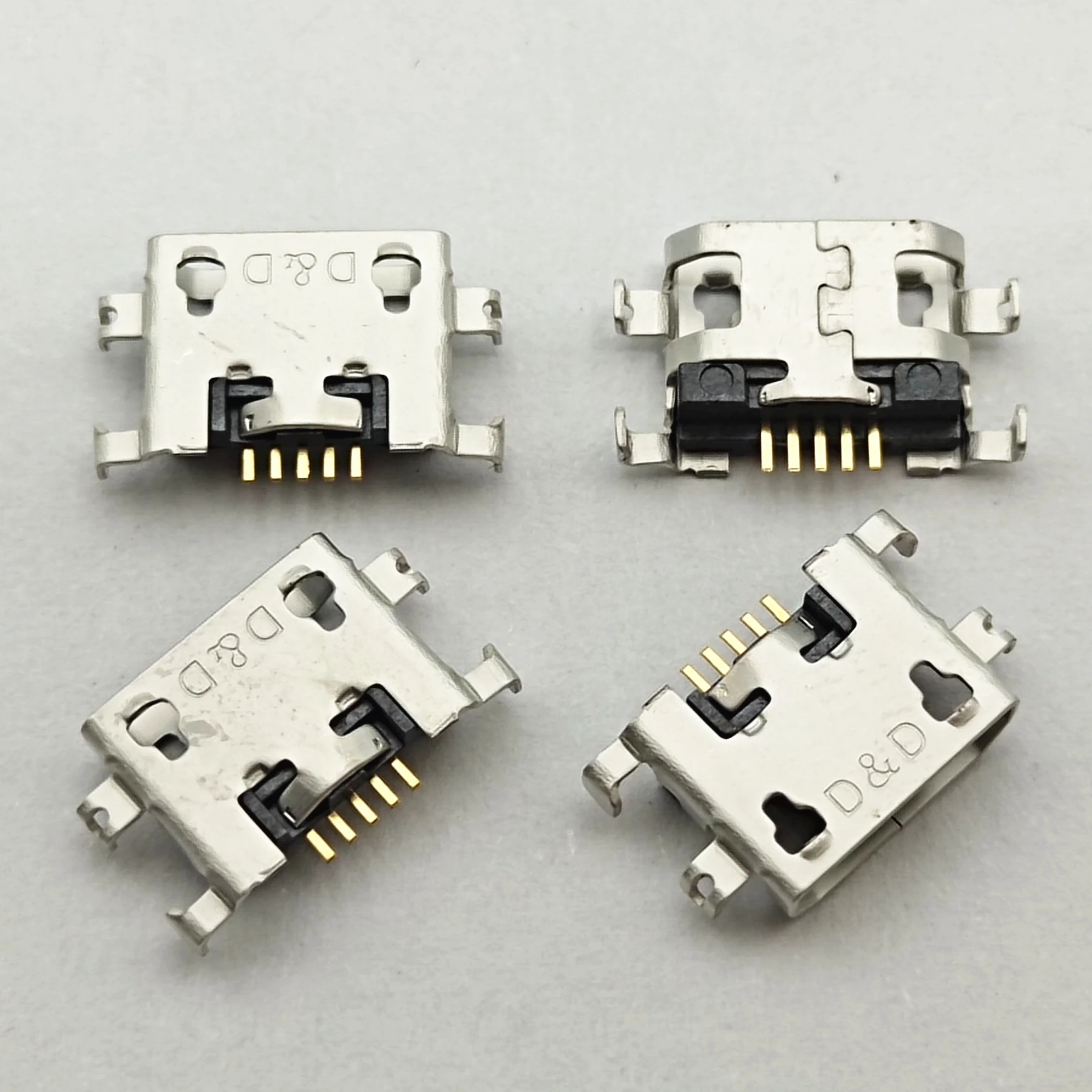 50 шт. Разъем Micro USB 5pin Разъем для зарядки Redmi 7A Huawei Y520 Y600 Y511 зарядное устройство мини-розетка
