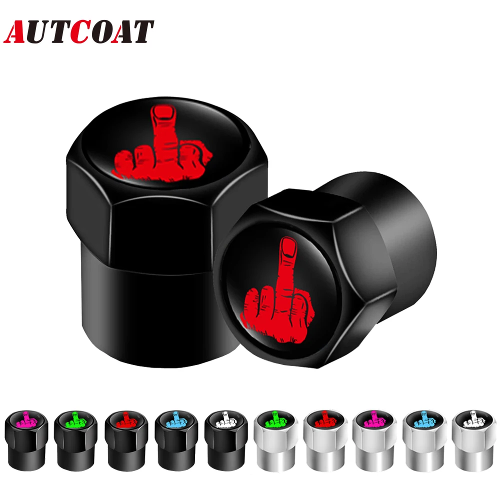 AUTCOAT 4 шт./компл. Колпачки Клапанов шин, Высококачественные Металлические Резиновые Уплотнительные Колпачки Штока клапана шины, Пылезащитные Чехлы, Универсальные, пригодные для автомобилей