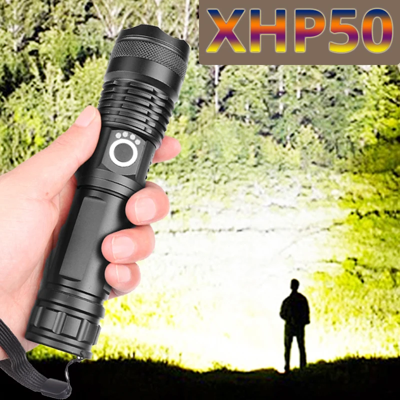 C2 Прямая доставка xhp50.2 самый мощный фонарик 5 режимов usb Zoom светодиодный фонарик xhp50 18650 или 26650 аккумулятор для Кемпинга на открытом воздухе