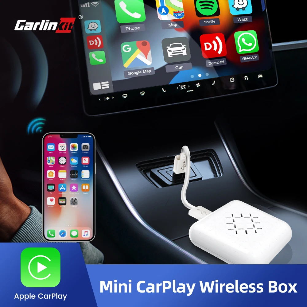 Carlinkit Проводной Беспроводной Carplay 5G Bluetooth Carplay Беспроводной Адаптер Для Toyota Mazda BYD Volvo Kia Ford Nissan Benz VW MG