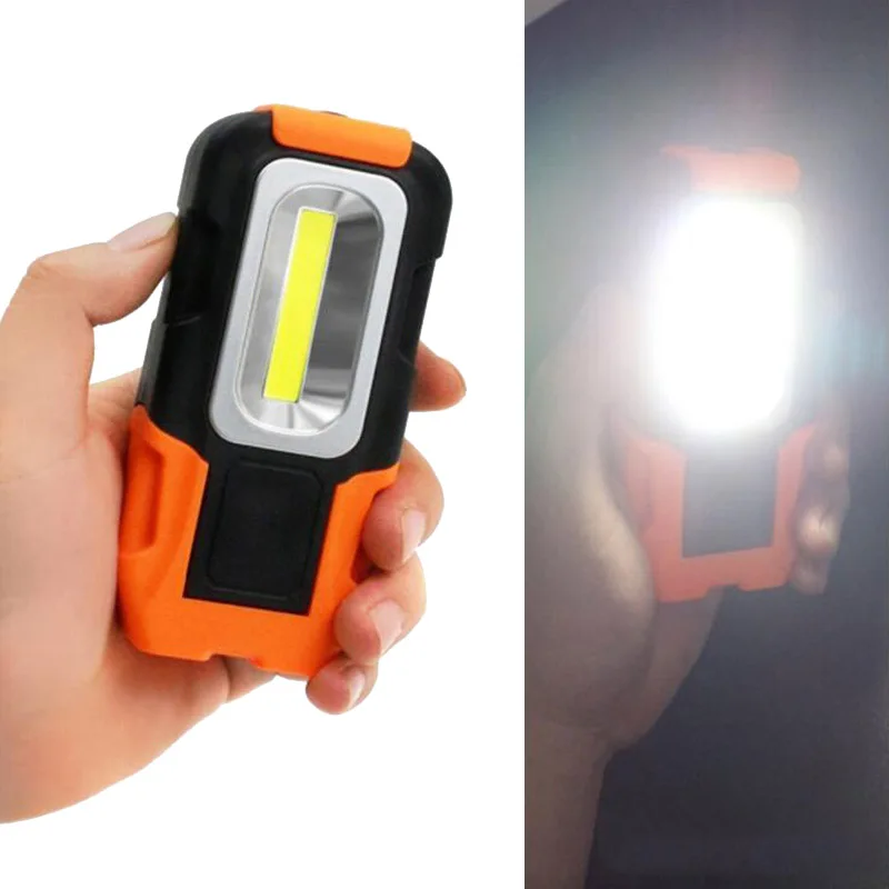 COB светодиодный фонарик для домашнего использования, Магнитный светодиодный Многофункциональный фонарь для обслуживания автомобиля, Походная лампа для осмотра на открытом воздухе, Магнитный стержень