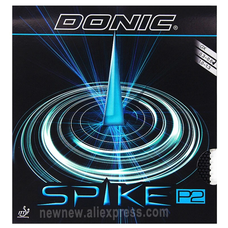 DONIC SPIKE P2 Длиной в Пупырышки с губкой tenis de mesa для настольного тенниса, резиновый пинг-понг