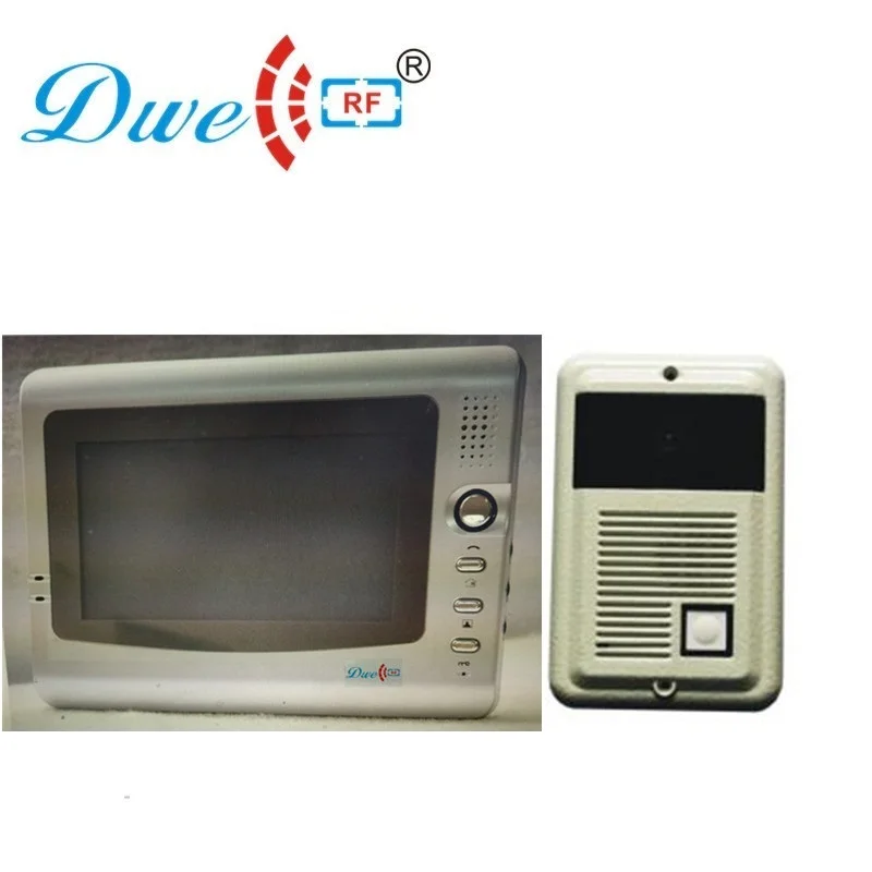 DWE CC RF 7-дюймовый видеодомофон для виллы цветной видеодомофон с монитором громкой связи видео дверной звонок