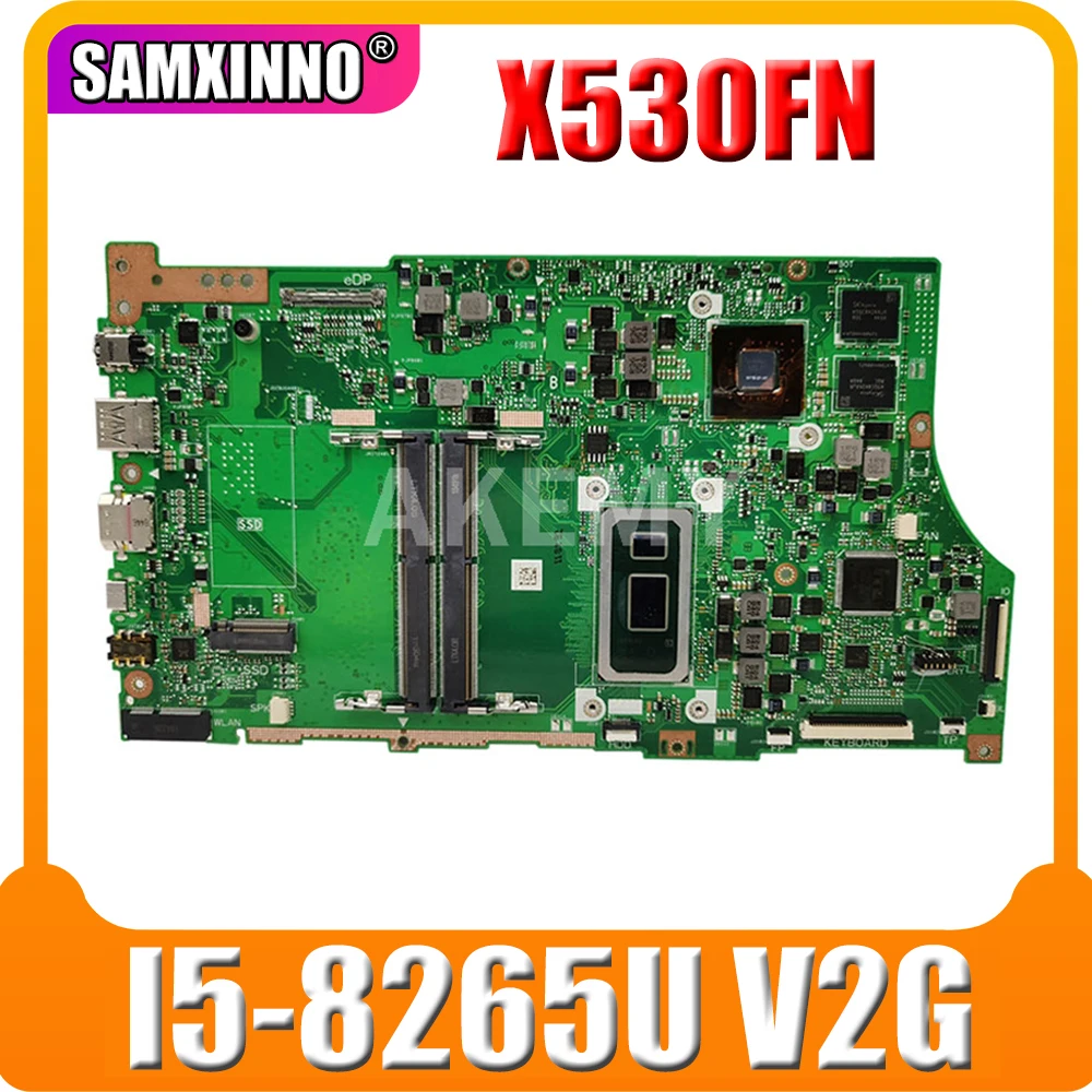 SAMXINNO Для материнской платы ASUS X530FN Laotop X530FN X530F S5300F с процессором I5-8265U (V2G) GPU