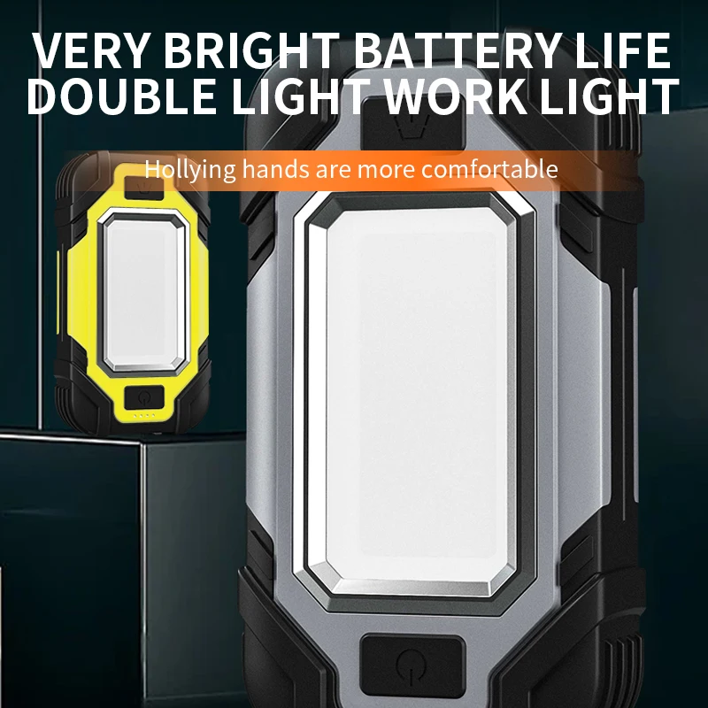 SUPERFIRE X102 USB Перезаряжаемый Портативный светодиодный фонарик COB Рабочий свет Регулируемый Водонепроницаемый Фонарь для кемпинга Дизайн магнита