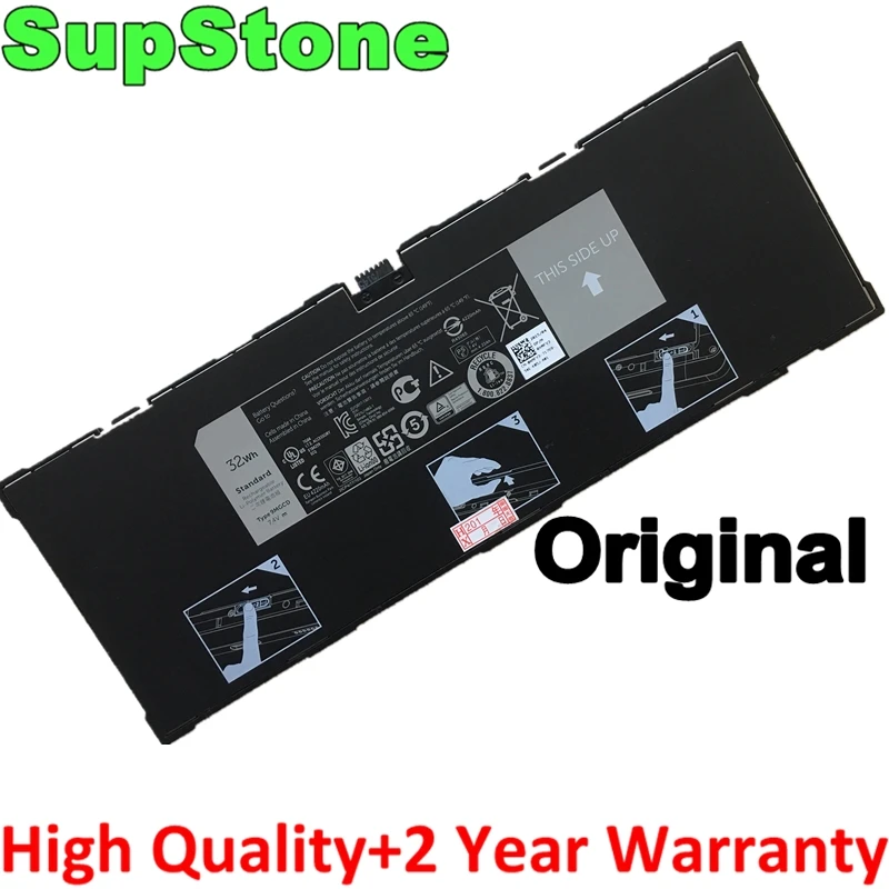 SupStone Новый Аккумулятор для ноутбука 9MGCD T8NH4 Для Планшета Dell Venue Pro 11 5130 T06G 312-1453 451-BBIN VYP88 XMFY3 XRXMG