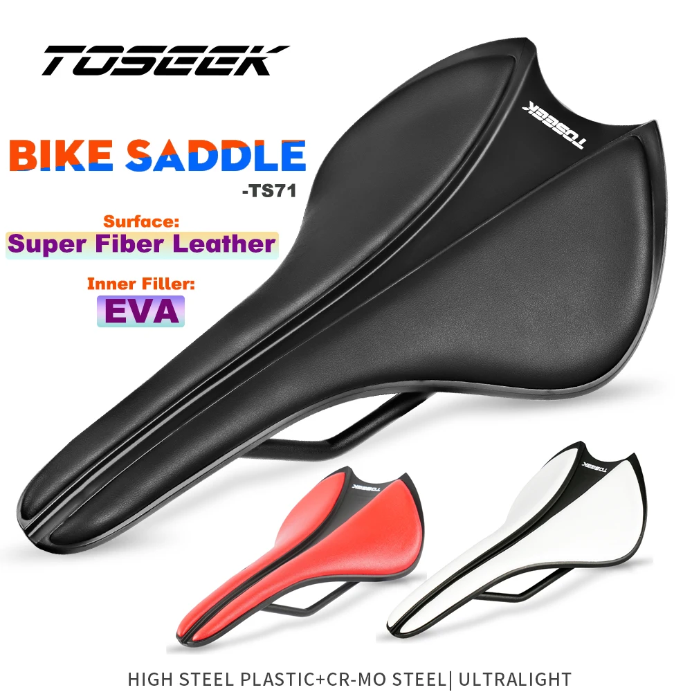 TOSEEK TS71 Велосипедное Седло 7x7 мм Круглые Направляющие Седло для Горного Велосипеда EVA Велосипедное Сиденье MTB седло для велосипедных аксессуаров