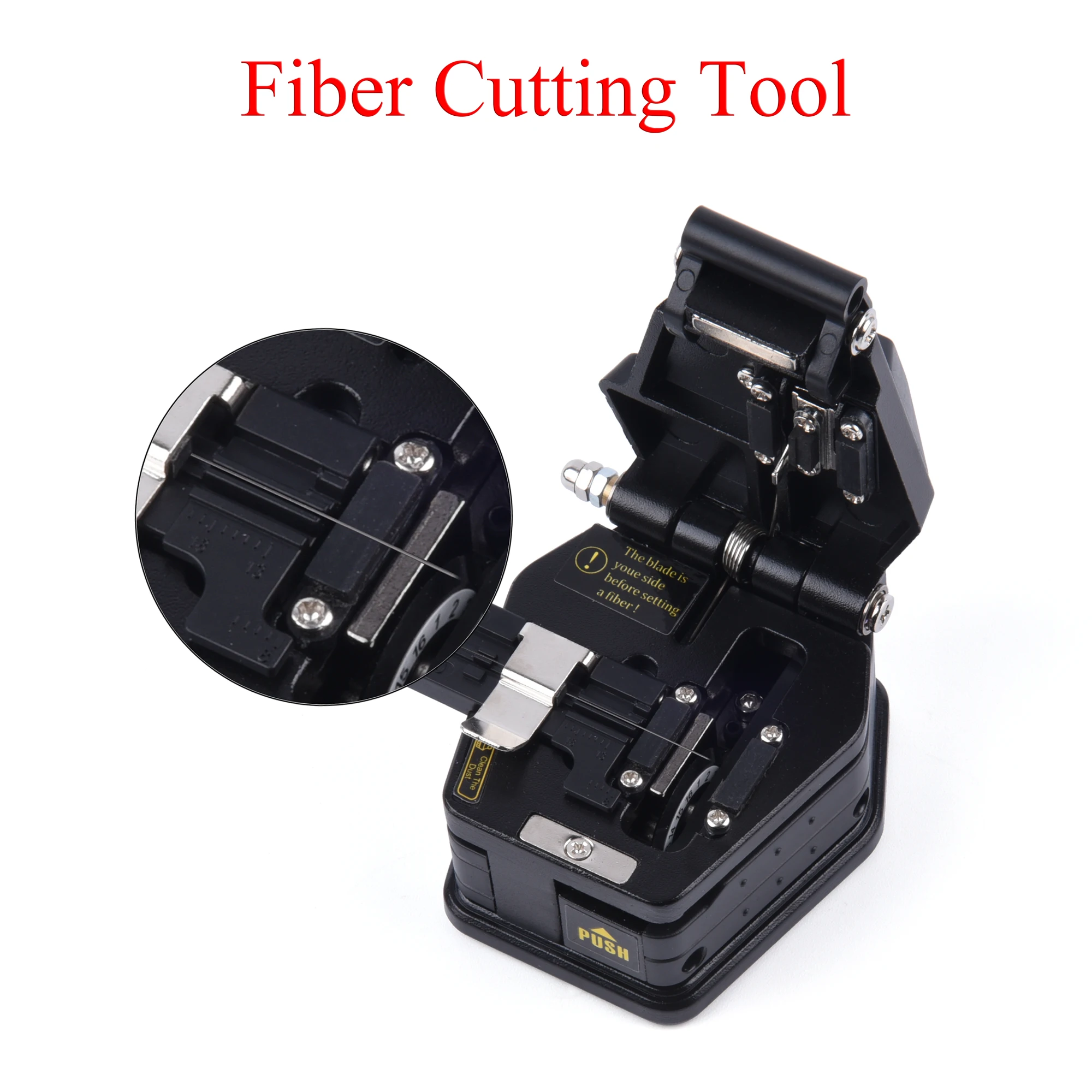 Волоконно-Оптический Режущий Нож FTTT Fiber Cutter Tools Высокоточные Кабельные Косички-Тесаки 16 Поверхностных Лезвий Комплект