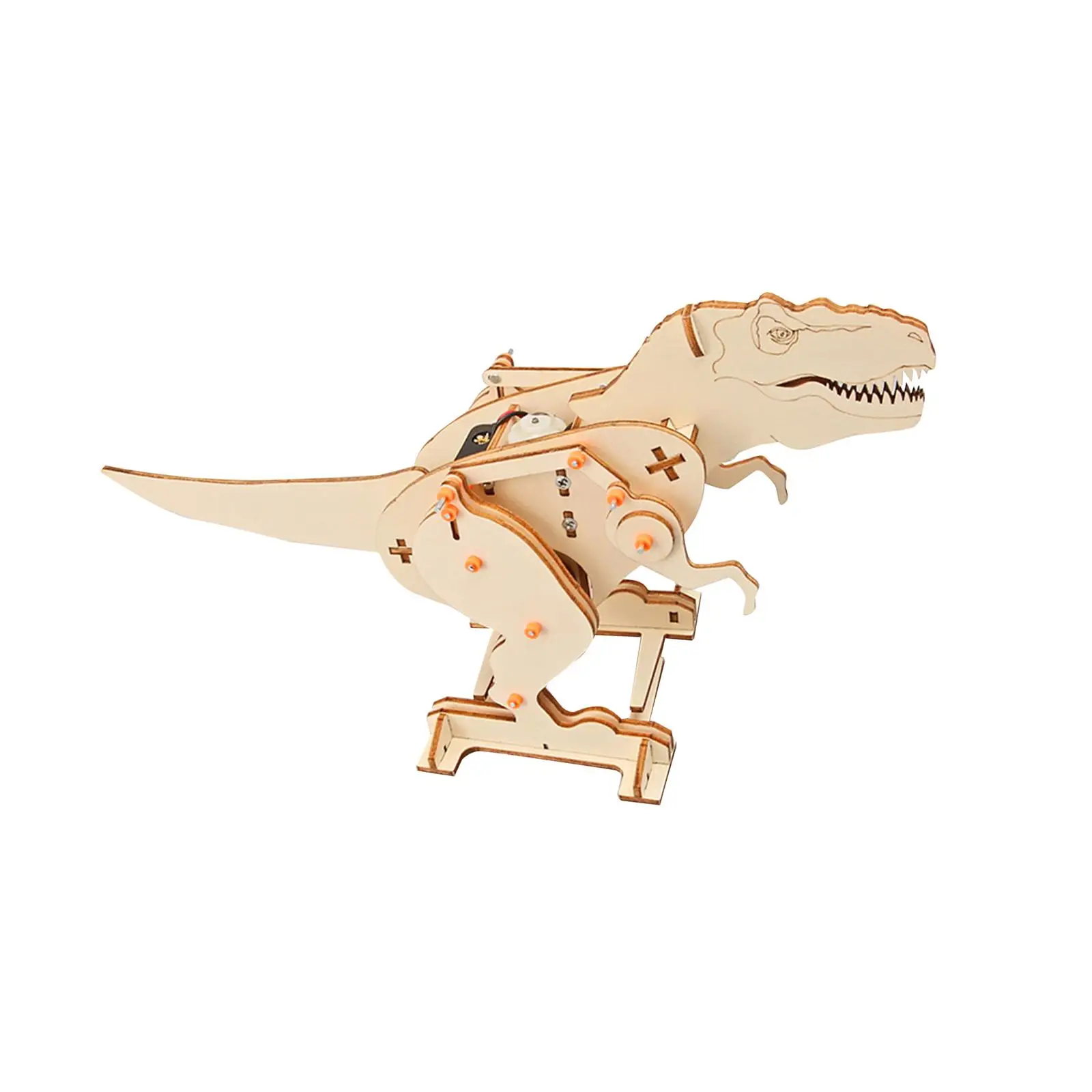 Деревянные модели на ножках Строительные игрушки 3D Пазлы с динозаврами DIY Образовательные научные проекты на ножках для девочек и мальчиков Детские подарки