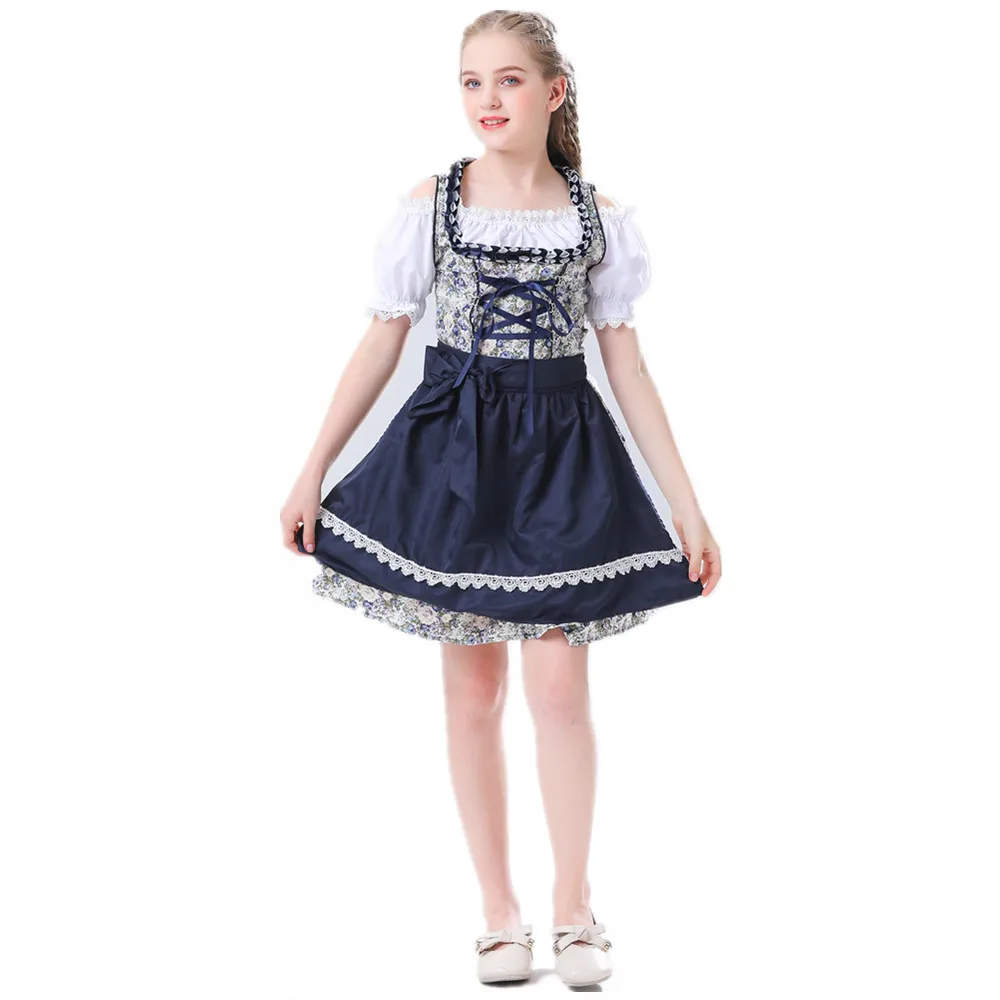Детское платье для девочек на Немецкий фестиваль Октоберфест, Баварский Пивной костюм для девочек, Детский Карнавальный костюм для Косплея на Хэллоуин, Нарядное платье для вечеринки