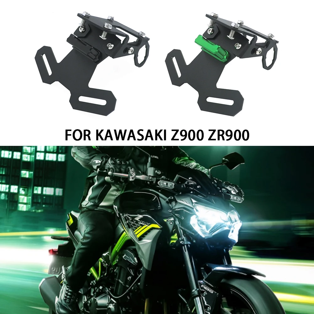 Для Kawasaki Z900 2017-2023 2018 2019 Мотоциклетный Задний Опрятный Ограничитель Крыла Регистрационный Номерной Знак Держатель Кронштейн Светодиодный Светильник