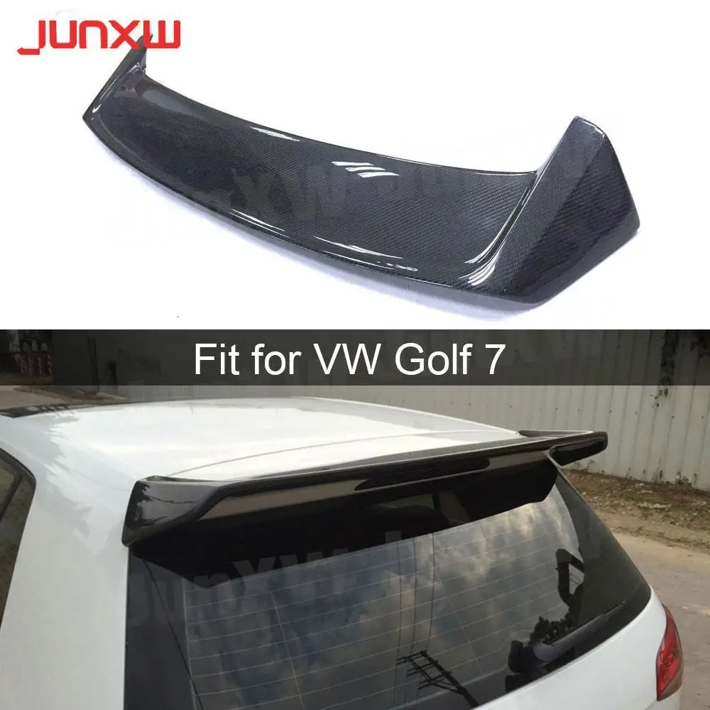 Для MK7 Задний спойлер из углеродного волокна, крыло на крыше, для VW Golf 7 VII MK7.5, стандартный GTI R, спойлер 2014-2019, украшение лобового стекла