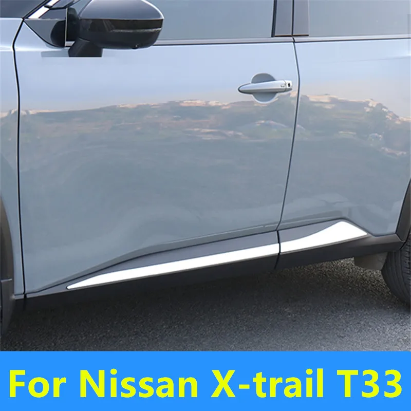 Для Nissan T33 X-trail 2022 2023 2024 Декоративная полоска кузова изменение внешнего вида аксессуары Декоративная полоска дверной панели