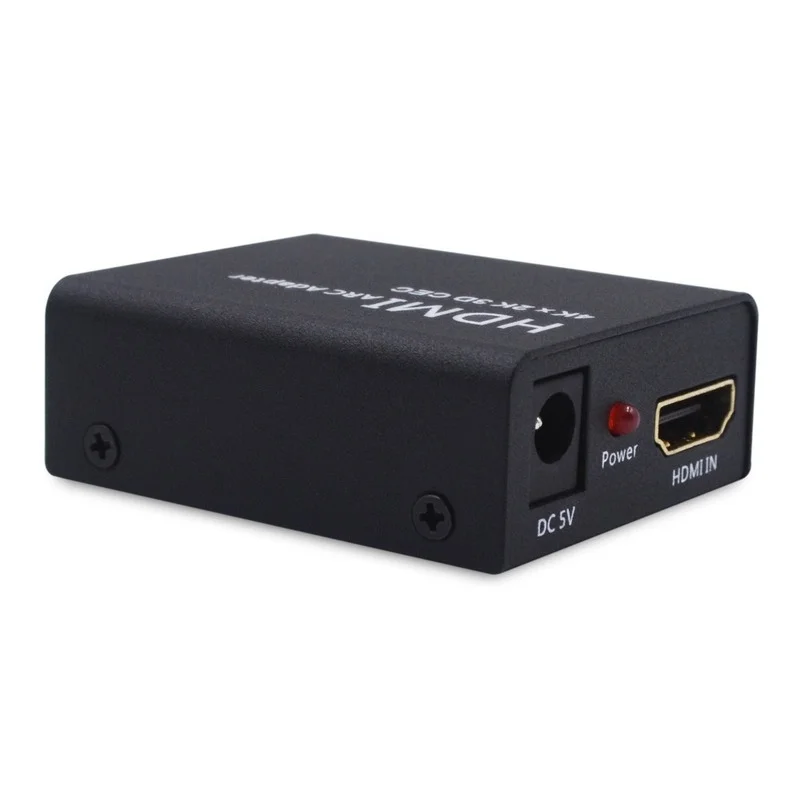 Дуговой адаптер HDMI-совместимый с ARC 4K * 2K 3D HDMI-совместимый с ARC преобразователь оптического волокна с возвратом звука