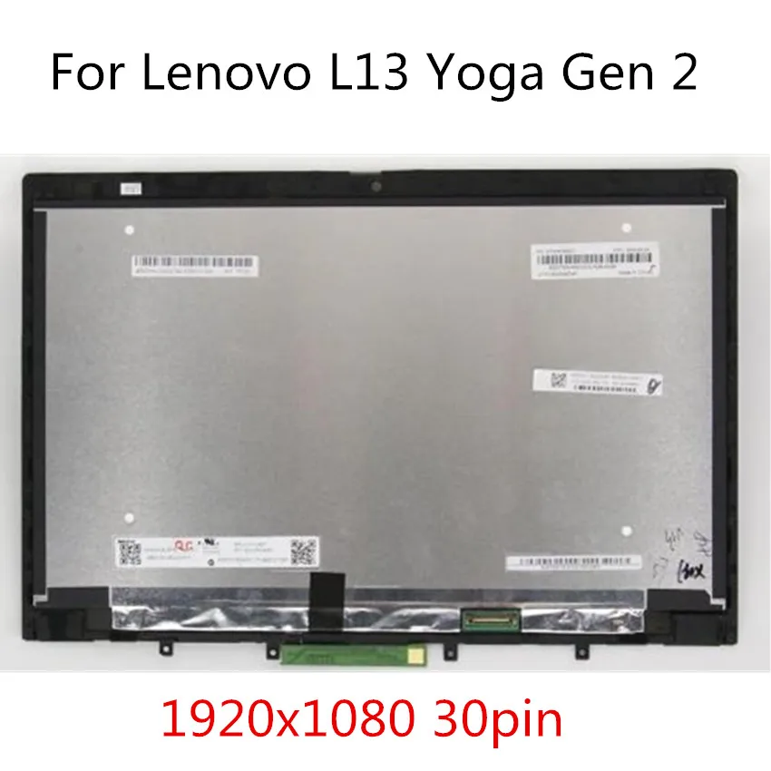 ЖК сенсорный Сменный Экран В Сборе Для ноутбука Lenovo ThinkPad L13 YOGA GEN 2 20VL 20VK 21AD 21ae