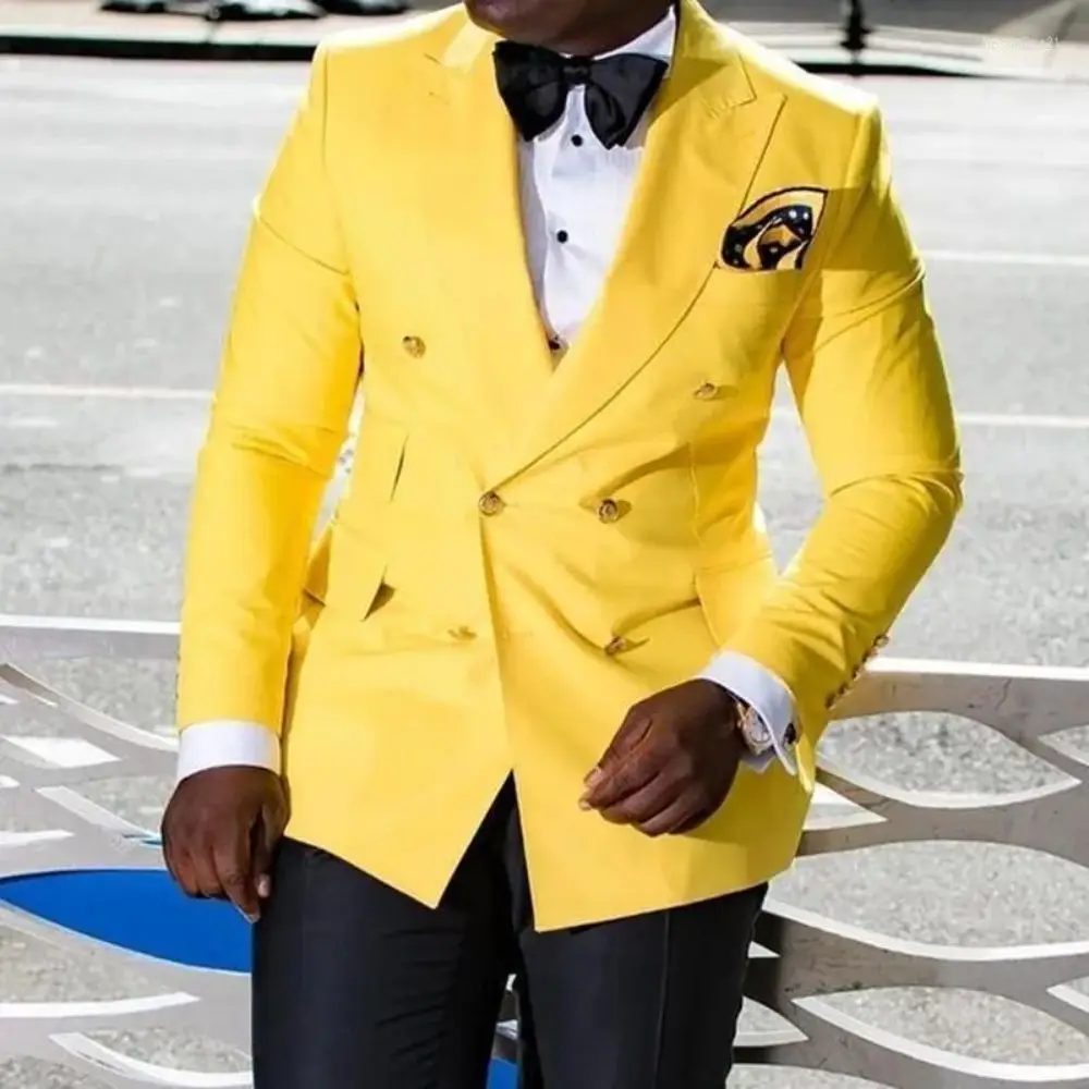 Индивидуальный мужской деловой костюм, двубортный пиджак, приталенный свадебный комплект из 2 предметов для жениха (куртка + брюки)