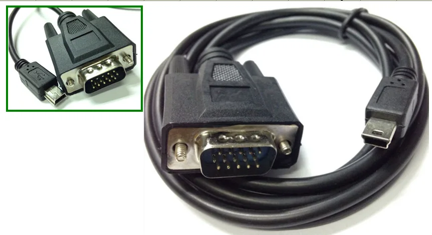 Кабель VGA от VGA до Mini 5P Кабель для мобильного DV Кабель Mini USB 5P/VGA D-SUB 15P 1,5 М