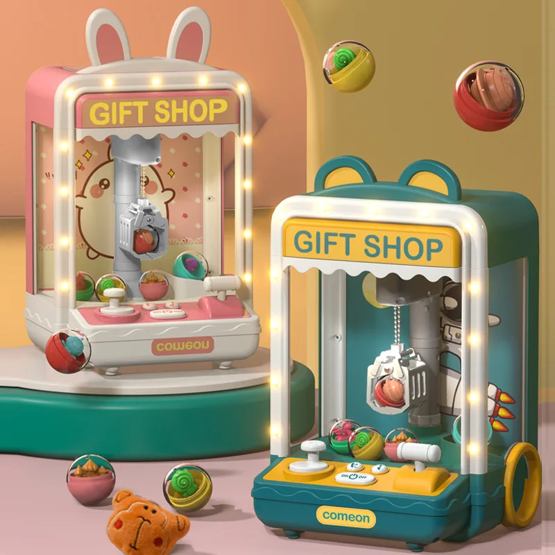 Кукольная машинка с когтями, Детская кукольная машинка с зажимом, Мелкая бытовая машинка для скручивания яиц, мини-игровой автомат, интернет-игрушка знаменитостей