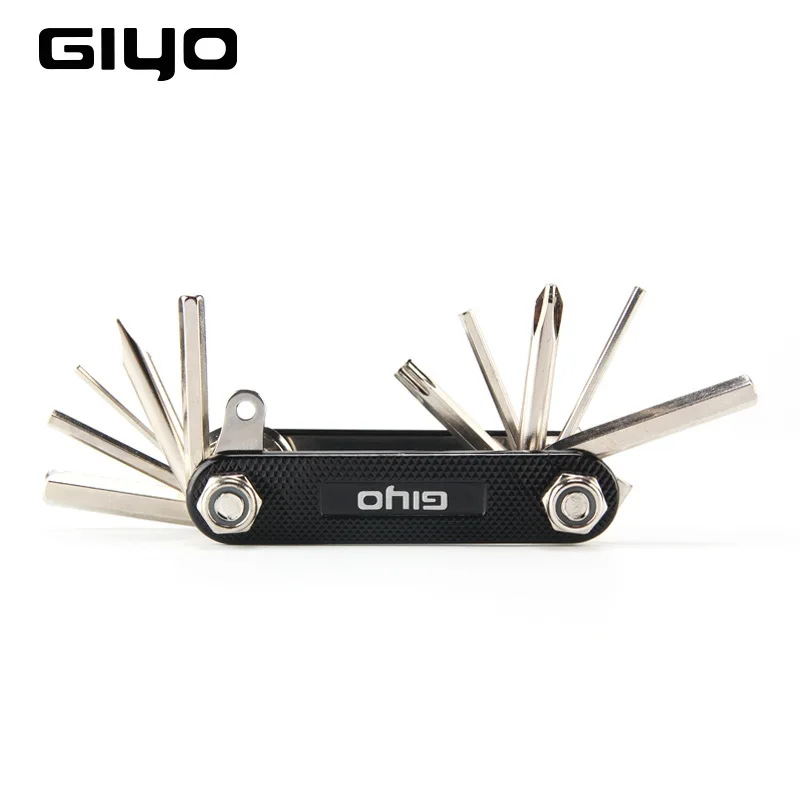 Многофункциональный инструмент GIYO PT-07 для ремонта профессионального набора инструментов для обслуживания велосипедов 11 в 1