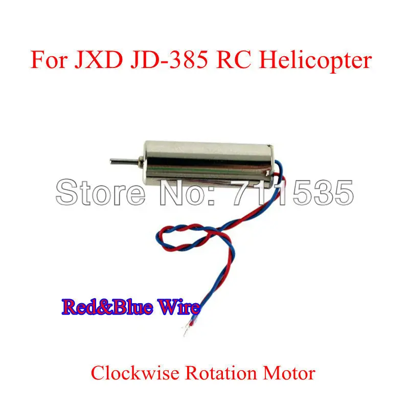 Мотор-привод с вращением по часовой стрелке с красными и синими Проволочными Деталями Для JXD JD-385 JD 385 JD388 WLtoys V252 4CH 2.4G Вертолет UFO Xcopter