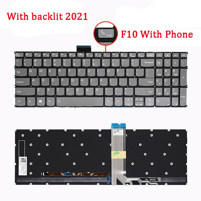 Новая оригинальная клавиатура для ноутбука, совместимая с Lenovo ThinkBook 15 G2 G3 ITL 15P IMH 2021