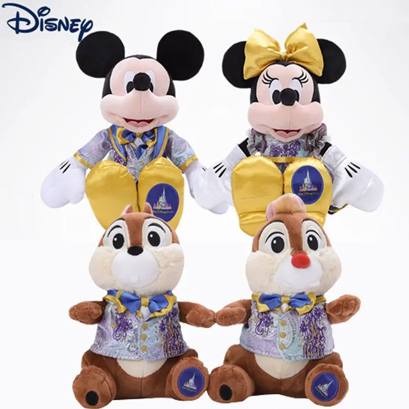 Новая оригинальная плюшевая игрушка Disney Микки Маус, милая кукла Минни Микки, Чип и ДЕЙЛ, детские мультяшные игрушки, праздничный подарок, украшение