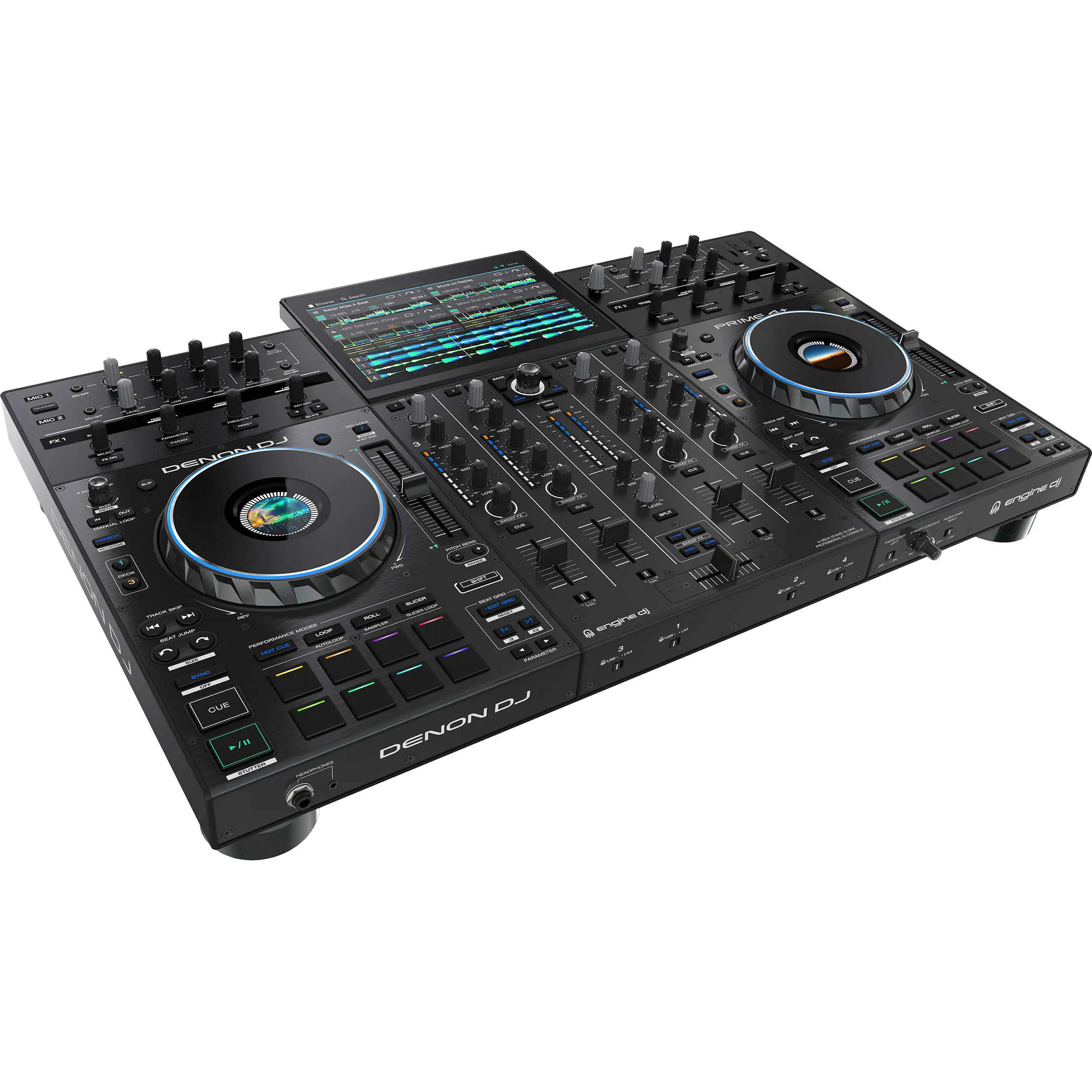 (НОВЫЙ бренд) Новый со скидкой Roland DJ-808 4-deck Serato DJ Pro + бесплатная сумка для контроллера