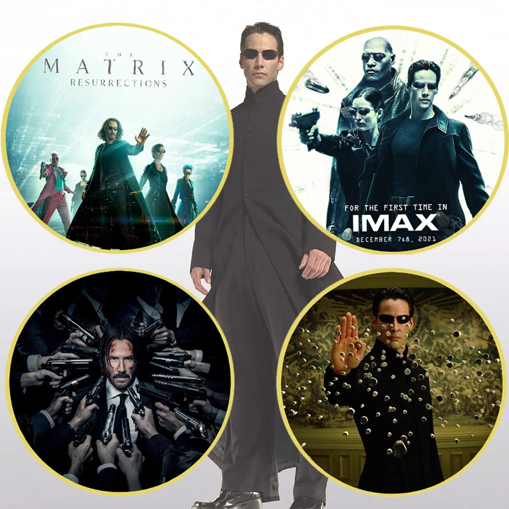 Памятная монета Matrix 4style American Classic Film Challenge Монета Научной Фантастики и Волшебных Монет Коллекция Фанатов Домашнего Декора