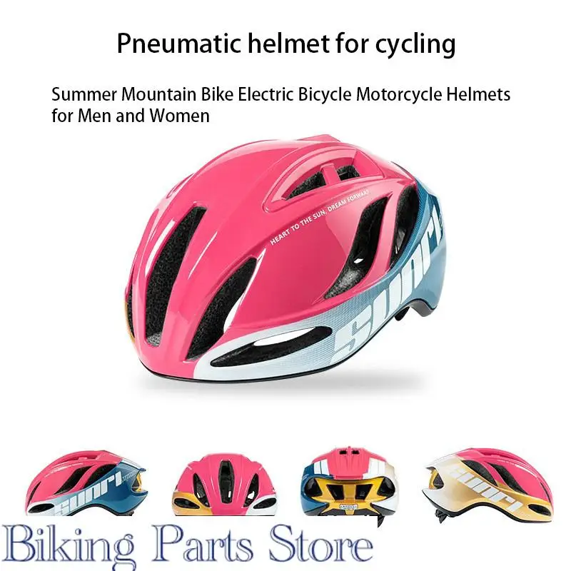 Пневматический шлем для езды на дорожном велосипеде, Летний Мужской И Женский Освежающий Шлем, Горный Велосипед, Электрический Велосипед, Мотоциклетный шлем