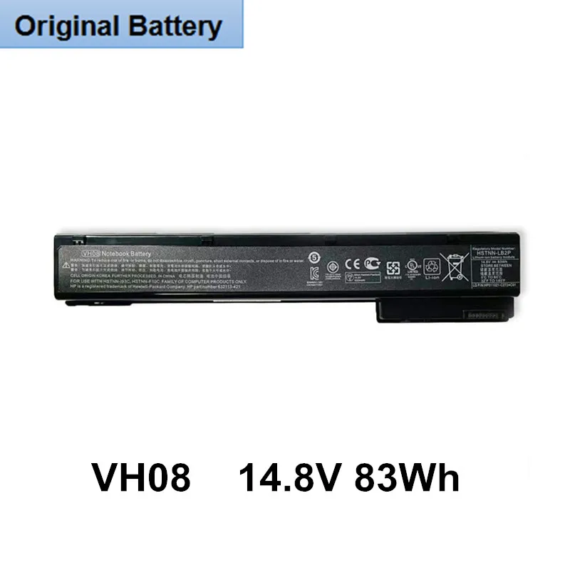 Подлинный VH08 VH08XL Оригинальный Аккумулятор для ноутбука HP EliteBook 8560w 8570w 8760w 8770w HSTNN-LB2Q HSTNN-IB2P HSTNN-LB2P 632425-001