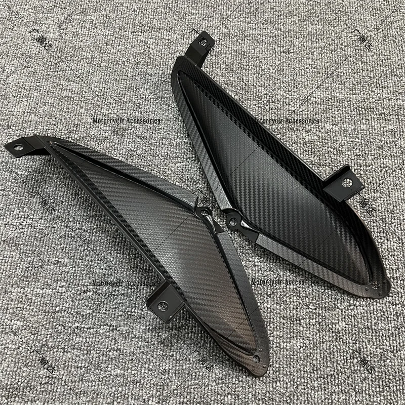Подходит для Honda CBR650R 2019-2021, Передняя оболочка, боковая панель, Черная сторона, карбоновый узор, маленький пластинчатый обтекатель