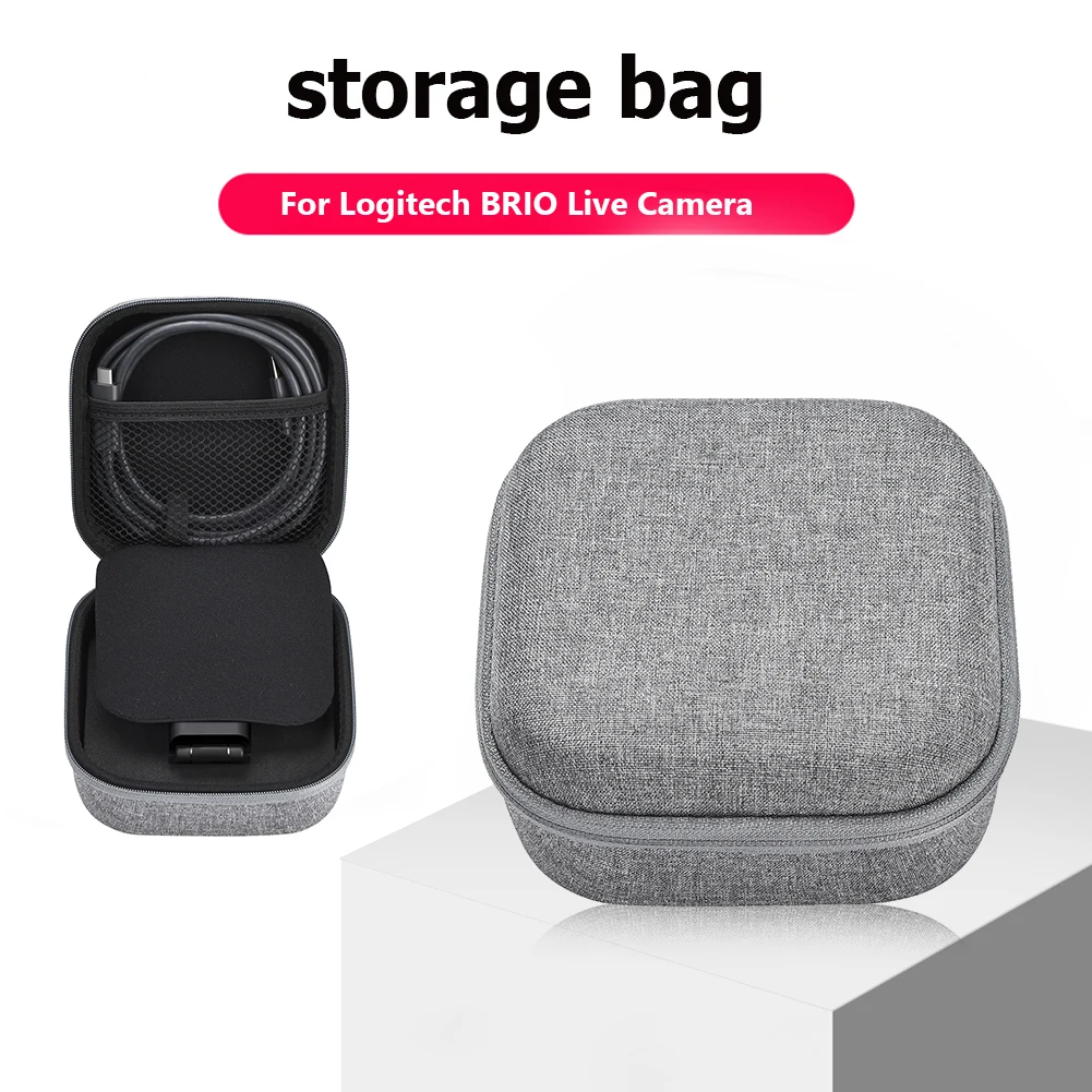 Портативный Жесткий чехол из ЭВА для Logitech BRIO C1000e, сумка для переноски портативной камеры, защитный чехол для Logitech BRIO C1000e