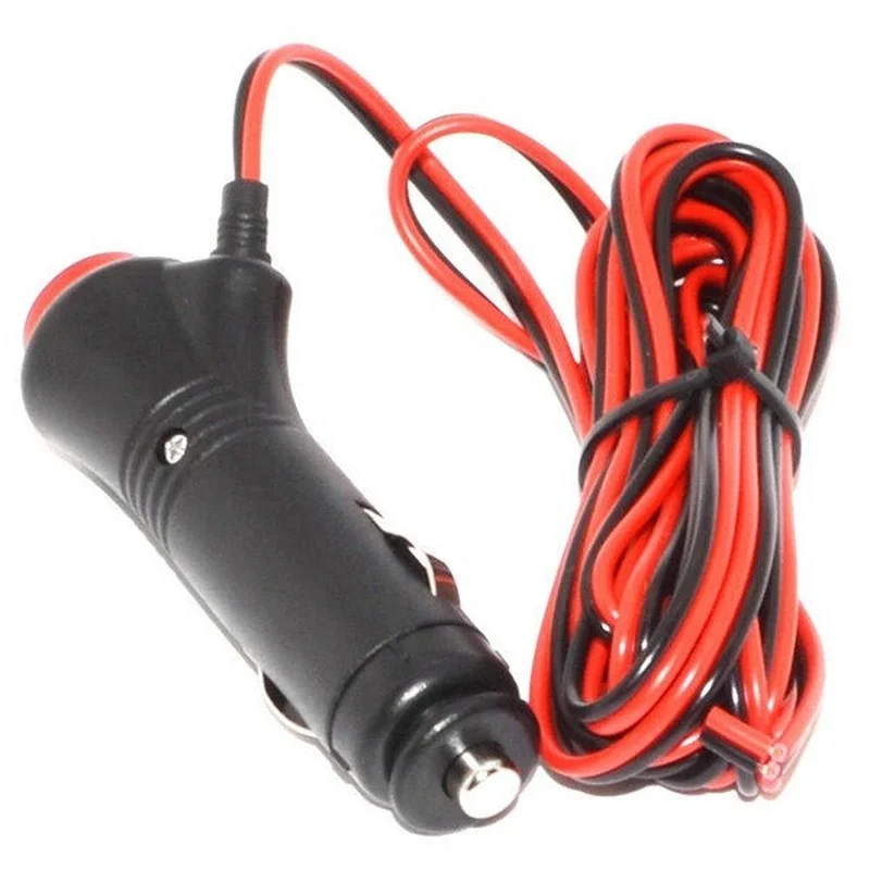 Проводной шнур питания, установленный в автомобиле, штекер прикуривателя, прикуриватель для сигарет, с выключателем полосы света, кабель 1,5 м
