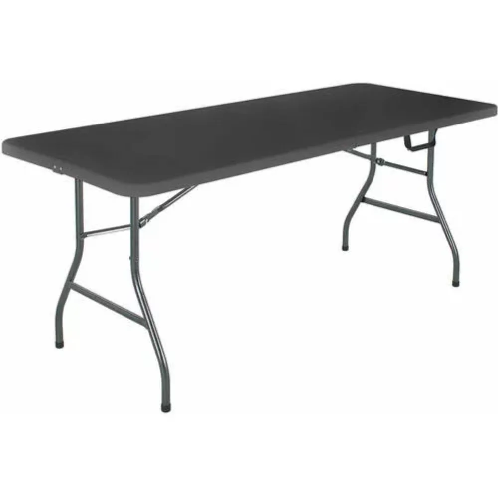 Раскладной стол Cosco 6 футов, черный, для кемпинга, mesa