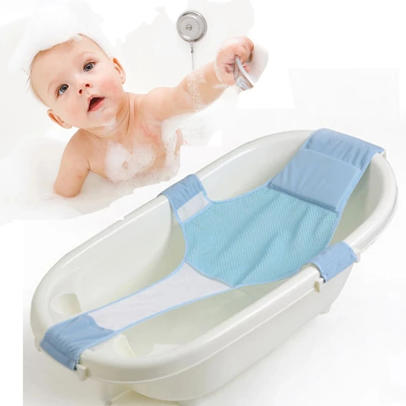Регулируемая Сетка для ванны для новорожденных, Детская Душевая кабина, Детская Безопасность, Поддержка сиденья для купания Малыша, кроватка для ухода за ребенком