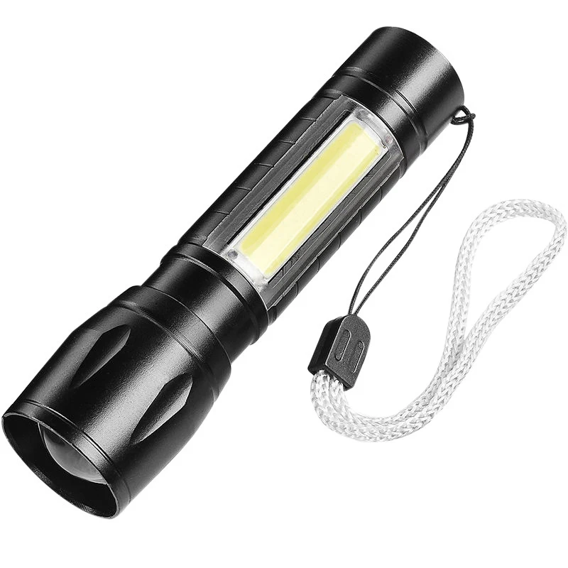 Светодиодный Мини-фонарик USB Перезаряжаемые Ручные карманные фонарики Небольшой светильник с ручкой высокой яркости для кемпинга на открытом воздухе Водонепроницаемый