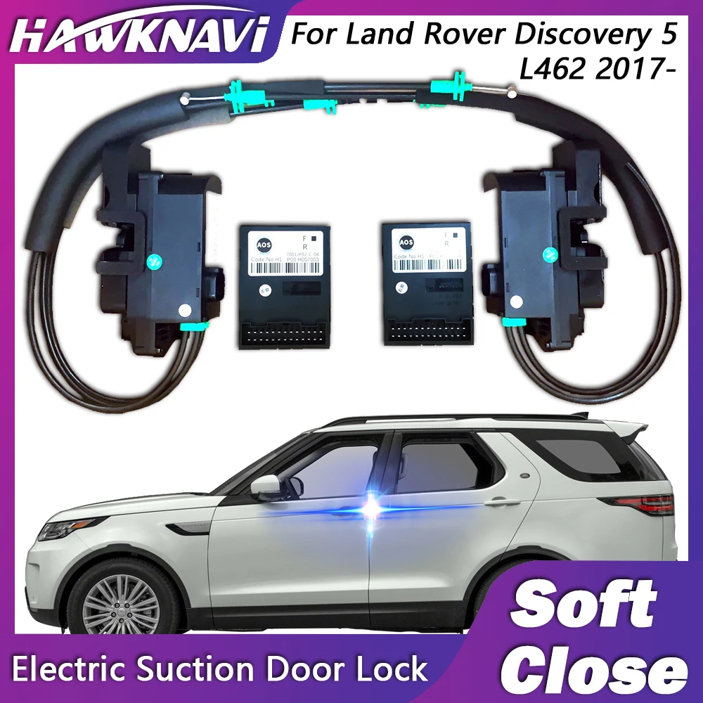 Умный Электрический дверной замок Suncion для Land Rover Discovery 5 В L462 Автоматическое мягкое закрытие, бесшумная защита от защемления двери автомобиля