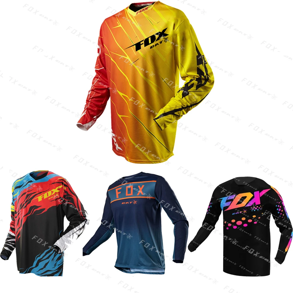 Футболка для мотокросса, MTB, горные футболки, Велосипедная толстовка BatFox, мужские майки для скоростного спуска на мотоциклах для команд по горному велосипеду