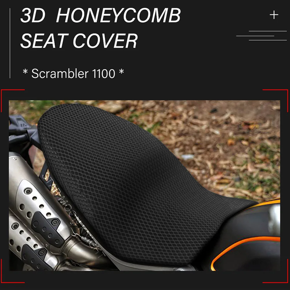 Чехол для сиденья мотоцикла, водонепроницаемый, Непромокаемый, Солнцезащитные Аксессуары Для Ducati Scrambler 1100 Sport Pro, Специальное тканевое седло